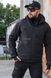Тактическая куртка Хантер Софтшел черная на сетке 46 1722942563 фото 6