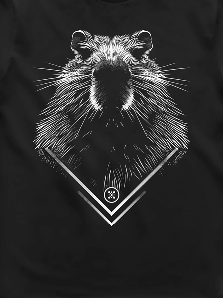 Футболка мужская &laquo;Capybara Монохром&raquo; CAPM-TM фото