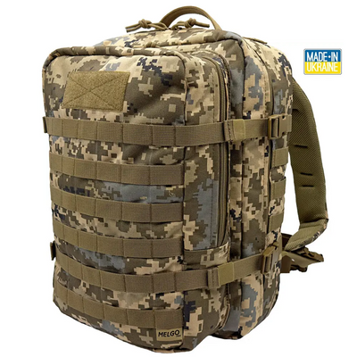 Рюкзак тактический 40 литров поликордура Пиксель (coyote) армейский, штурмовой 2080370398 фото