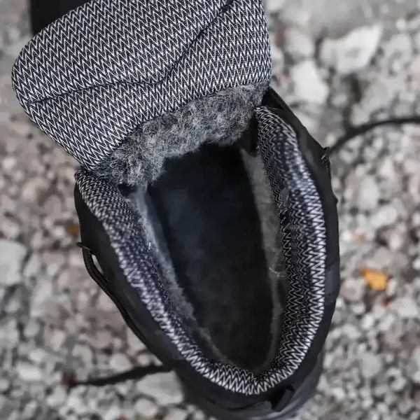 Ботинки зимние Викинг кожа полушерсть черные. Размер 39 1716732697 фото