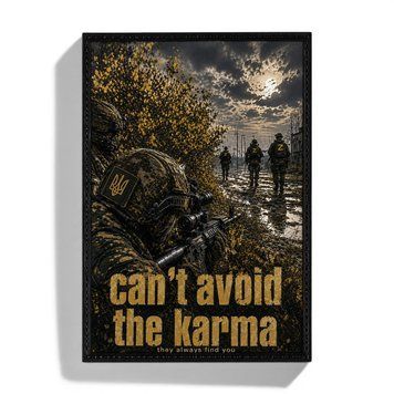 Патч / шеврон Карми не уникнути Can`t avoid the karma 3127773090 фото