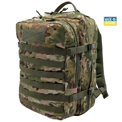 Рюкзак тактический 40 литров поликордура Мультикам (olive) армейский, штурмовой 2080370399 фото