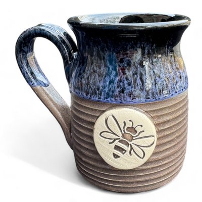 Чашка ручної роботи синя Бджілка 2141057000 фото