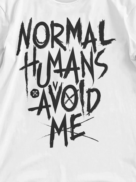Футболка чоловіча оверсайз &laquo;Normal Humans Avoid Me&raquo; NPA-TMO_5 фото