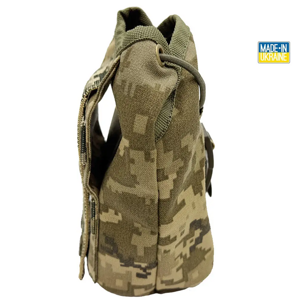 Фляга армейская 1л в чехле IRR Cordura 500 D Пиксель ММ-14 (фляга тактическая полевая индивидуальная) 2080370402 фото