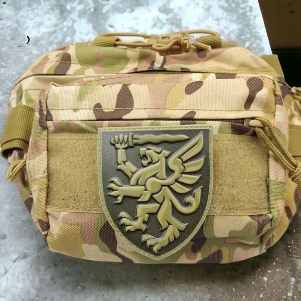 Патч / шеврон 80 ОДШБр олива на липучці 2179805657 фото