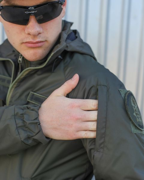 Куртка Ветровка Патрол водонепроницаемая хаки на сетке 46 170309 фото