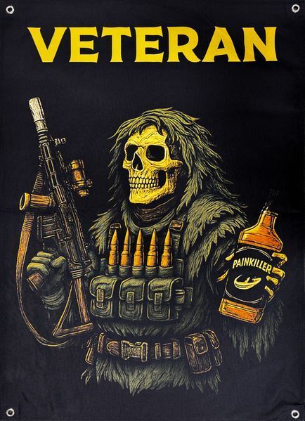 Баннер "VETERAN" 900х600 мм 2617045346 - фото Баннер "VETERAN" 900х600 мм 2617045346 фото