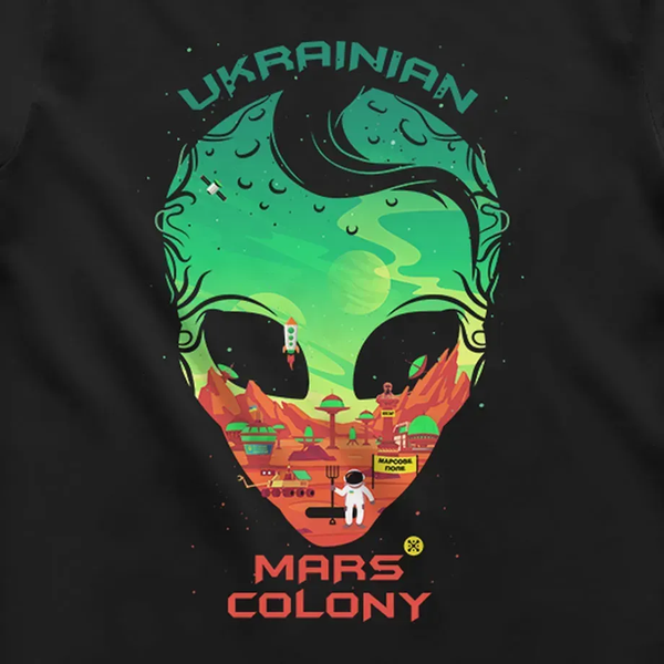 Футболка мужская &laquo;Ukrainian Mars Colony&raquo; UMC-TM фото