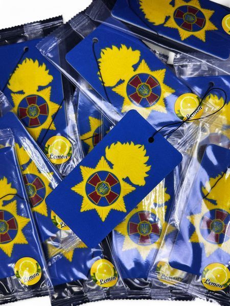 Ароматизатор в автомобіль Національна гвардія України (лимон) 2538623721 фото