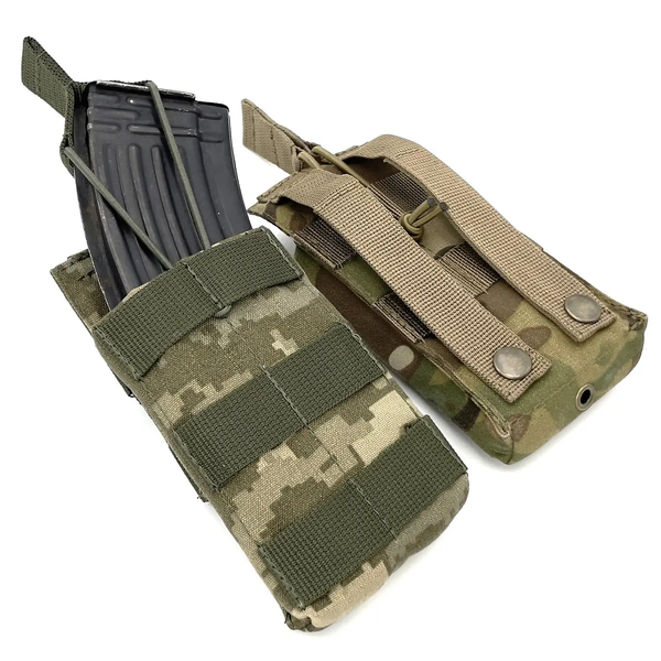 Подсумок мягкий для одного магазина АК IRR Cordura 500 D Пиксель MM-14 (olive) 2080370286 фото