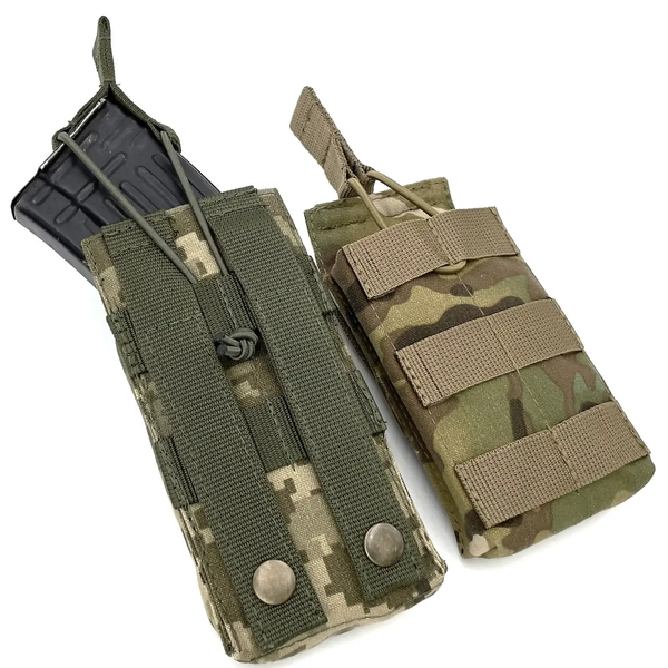 Подсумок мягкий для одного магазина АК IRR Cordura 500 D Пиксель MM-14 (olive) 2080370286 фото