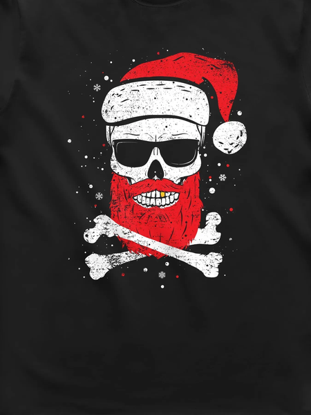 Футболка чоловіча "Santa Skull" SS2-TM фото