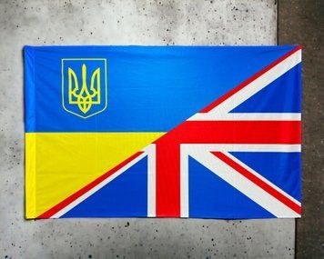 Прапор Україна - Великобританія 600х900 мм 2115319288 фото