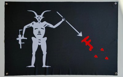 Банер FOG Демон і серце 600х900 мм 2252727973 фото