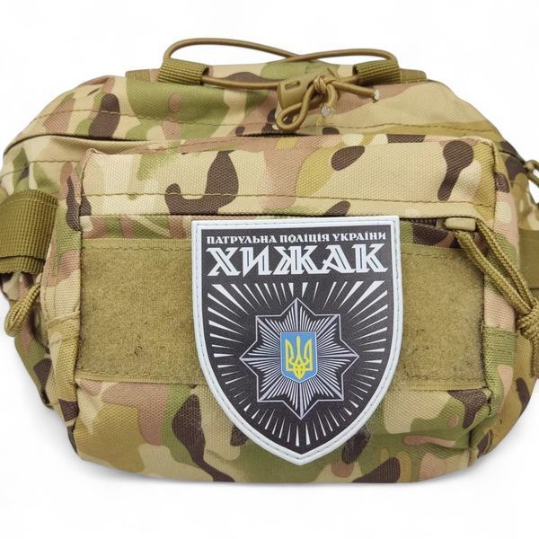 Патч / шеврон Патрульная полиция Украины Хищник черный 2773586335 фото