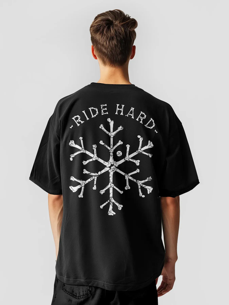 Футболка мужская оверсайз «Ride Hard» RDH-TMO - фото Футболка мужская оверсайз «Ride Hard» RDH-TMO фото