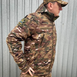 Куртка тактическая хантер софтшелл флис на сетке мультикам 541 фото 4