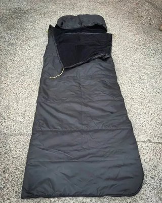 Спальный мешок зимний одеяло на синтепоне и флисе 80х210 черный 1702316063 фото