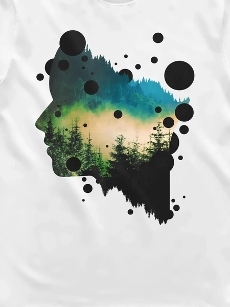 Футболка чоловіча "Обличчя Карпат" CF-TM фото