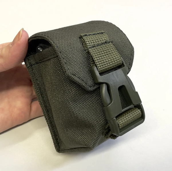 Підсумок під гранату з Molle системою темна Олива 2080370176 фото