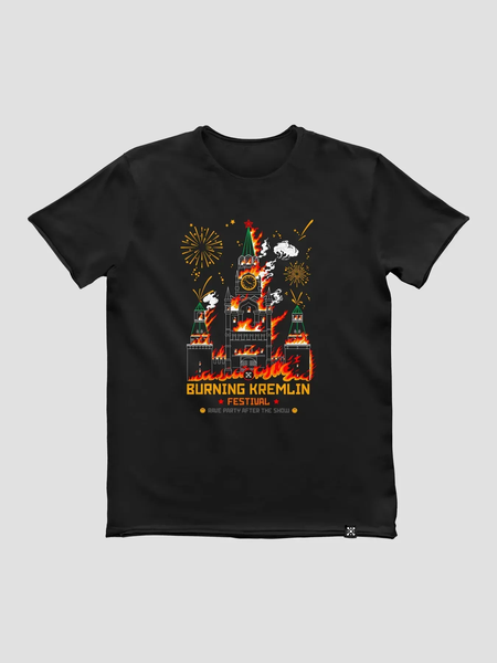 Футболка чоловіча &ldquo;Burning Kremlin Festival&rdquo; BK-TM фото