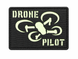 Патч / шеврон Drone Pilot люминесцентный Laser Cut Черный 3121689385 фото 1