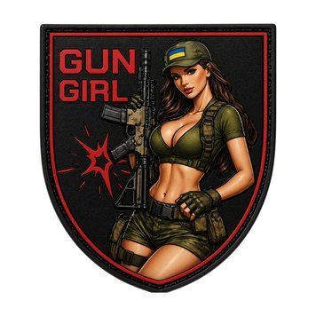 Патч / шеврон Gun girl 3024810457 фото