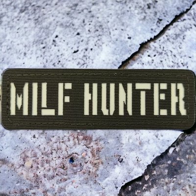 Патч / шеврон светящийся Milf Hunter Laser Cut хаки 2224828617 фото