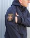 Куртка тактическая Хантер Софтшелл темно-синяя на сетке 46 1722942566 фото 6