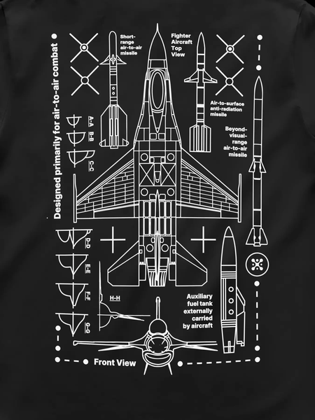 Футболка чоловіча "Jet Fighter" JFG-TM-B-2XL фото