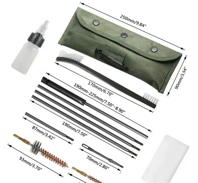 Набор для чистки оружия 5.56 (5.45) комплект для чистки автомата М16/АК74 1214 фото