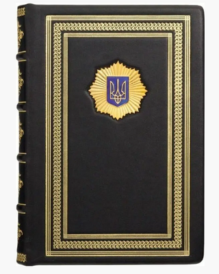 Кожаный дневник "МВД" премиум А5 1234604 фото