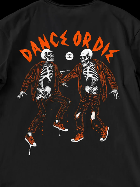 Футболка мужская оверсайз «Dance or Die» DOD-TMO - фото Футболка мужская оверсайз «Dance or Die» DOD-TMO фото