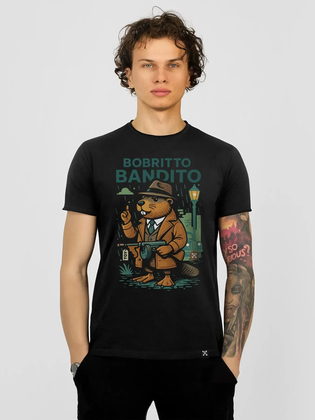 Футболка мужская «Bobritto Bandito» BOBA-TM - фото Футболка мужская «Bobritto Bandito» BOBA-TM фото
