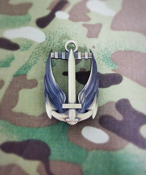 Кокарда, Беретный знак морской пехоты ВМС латунный 1741365790 фото