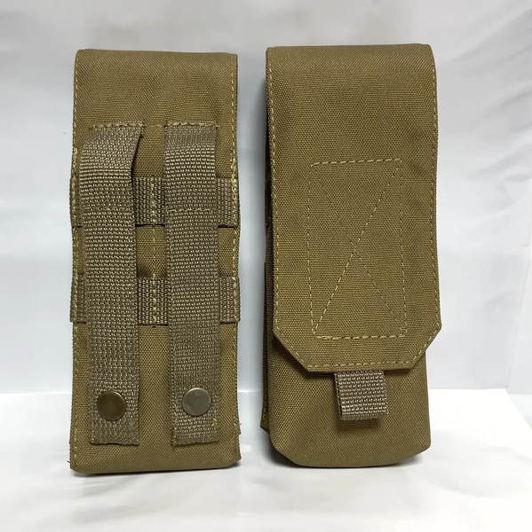 Подсумок для магазинов АК-2 Койот Oxford 1200D двойной Molle закрытый 2080370187 фото