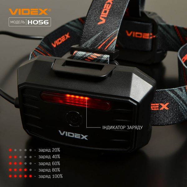 Налобный светодиодный фонарик VIDEX VLF-H056 1400Lm 6500K 1702316026 фото