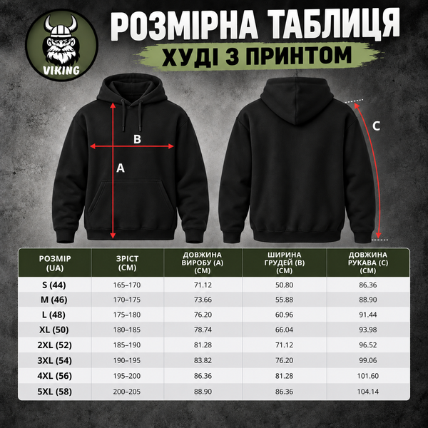 Худі с принтом &laquo;Мы добровольно. Под руководством незнающих. Делаем невозможное, для неблагодарных&raquo; 5XL 3218023726_7 фото