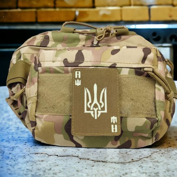 Патч / шеврон Туз з гербом Laser Cut койот 2198996588 фото