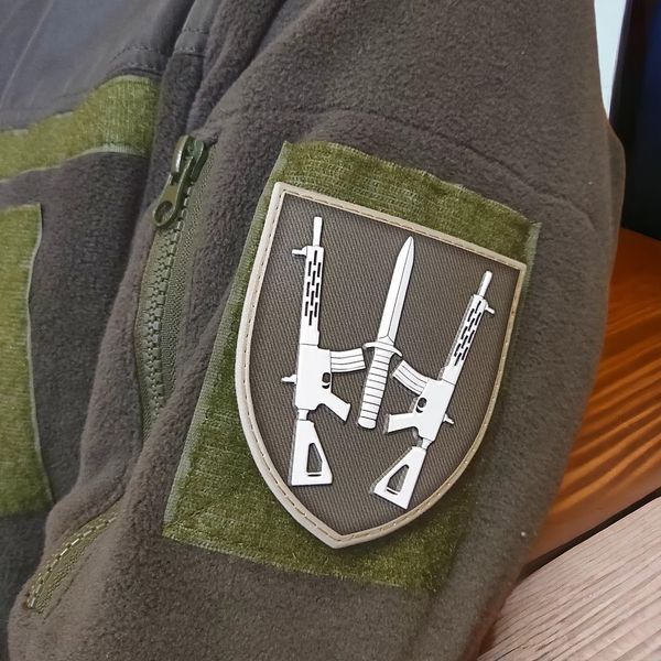 Патч / шеврон ВСУ 67 ОМБр олива объемный 2128304385 фото