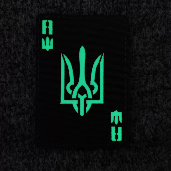 Патч / шеврон Туз з гербом Laser Cut мультикам 2199000734 фото