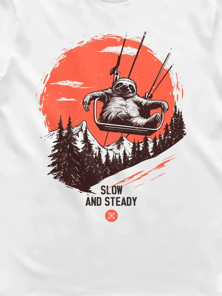 Футболка чоловіча "Slow and Steady" SAS-TM фото