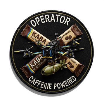 Патч / шеврон Operator Caffeine Powered 3055391522 фото