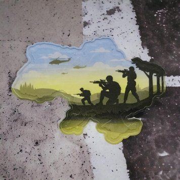 Патч / шеврон Захисники України на липучці 2088470565 фото