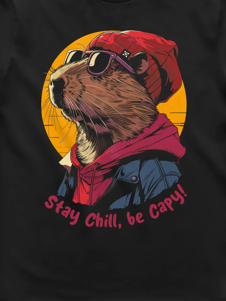 Футболка мужская &laquo;Stay Chill, be Capy (Капибара)&raquo; CAPC-TM_20 фото