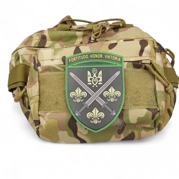 Патч / шеврон ВСУ 155 ОМБр Fortitudo Honor Viktoria 2025 олива 2773591226 фото