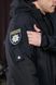 Куртка зимняя Хантер Софтшел флис Полиция черная 46 1722939951 фото 7