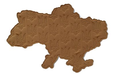 Велкро панель для шевронов Карта Украины койот 2153779206 фото