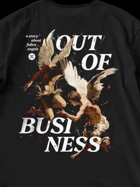Футболка мужская оверсайз &laquo;Angels Out of Business&raquo; AOB-TMO фото
